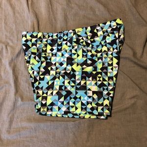 Workout spandex shorts